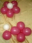 8 марта, международный женский день, композиции из воздушных шаров, подарки на 8 марта