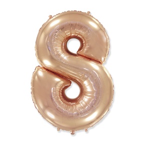 Фигура Цифра 8 Gold Rose 40"/102см