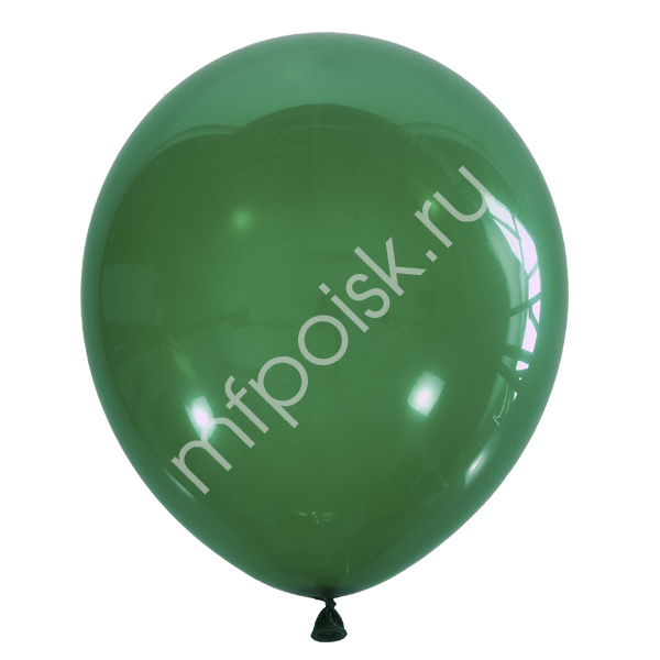 Латексный воздушный шар M 14"/35см Декоратор EMERALD GREEN 055 50шт