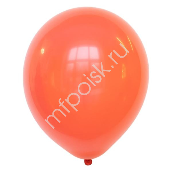 Латексный воздушный шар M 12"/30см Декоратор BRITE RED 050 100шт