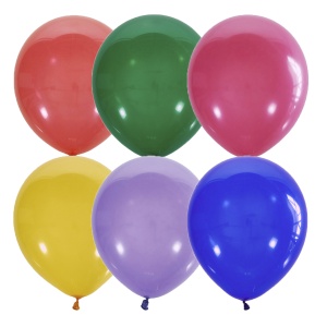 Латексный воздушный шар M 12"/30см Декоратор ассорти 100шт