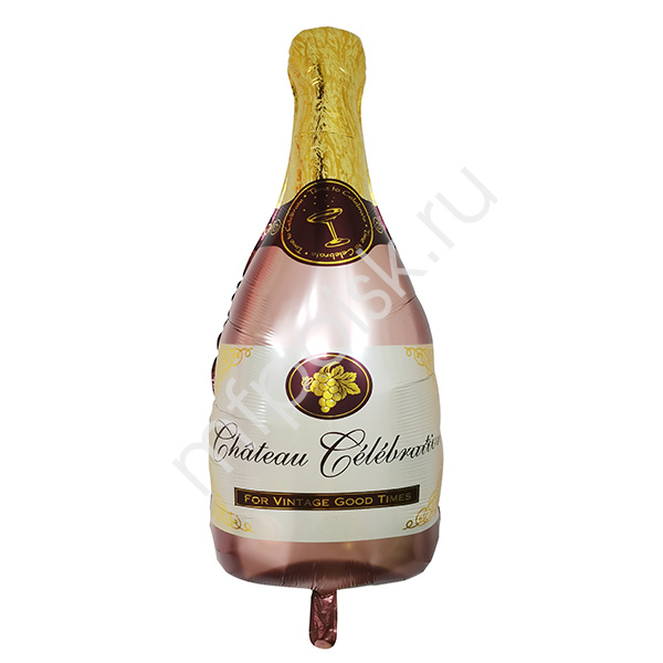 Y Фигура бутылка Шампанское Pink 49см Х 98см