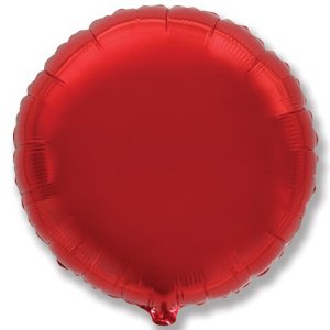 воздушные шары, шары из фольги, FM Микро Круг RED 4"/10см