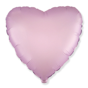 Сердце Пастель сатин LILAC 18"/45 см фольгированный шар