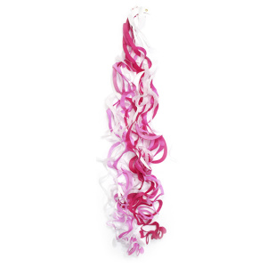 Хвост для шара тассел спираль розовый/фуксия/белый 100 см