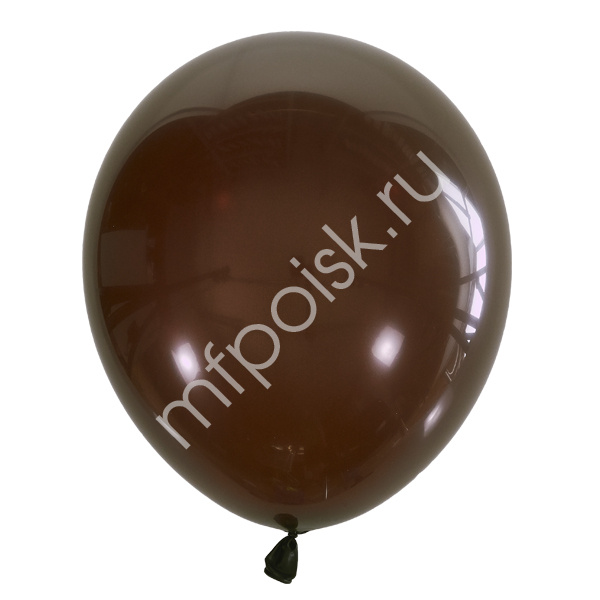 Латексный воздушный шар M 12"/30см Декоратор BROWN 067 100шт