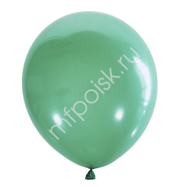 Латексный воздушный шар M 12"/30см Декоратор JADE GREEN 054 100шт