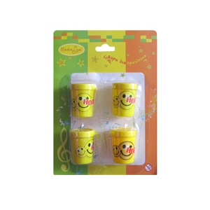 все для праздника, праздничные аксессуары, AB Гудок болельщика Смайл  3,5см 4шт