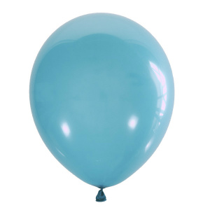 Латексный воздушный шар M 5"/13см Декоратор AQUA BLUE 992 100шт