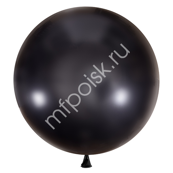 Латексный воздушный шар M 36"/91см Декоратор BLACK 048 1шт