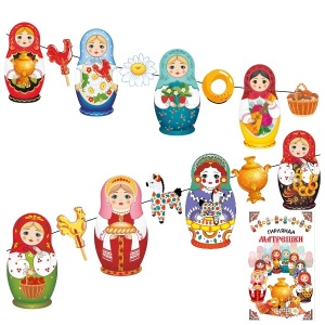 Гирлянда Матрешки
