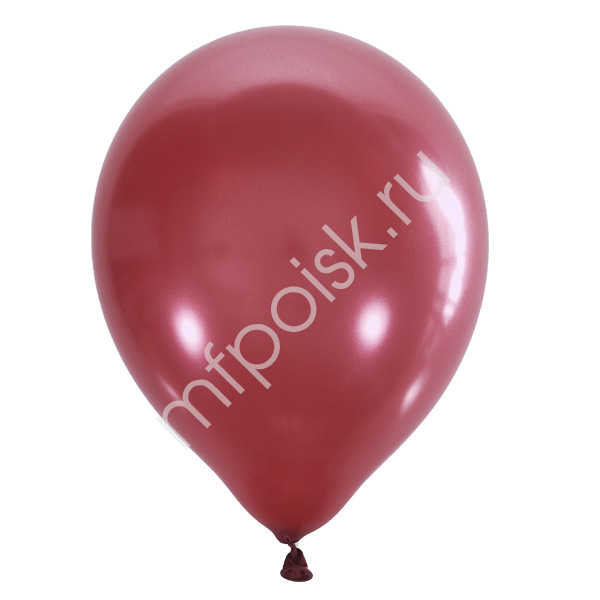 Латексный воздушный шар M 5"/13см Металлик CHERRY RED 031 100шт