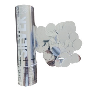 20см Пневмохлопушка Silver конфетти