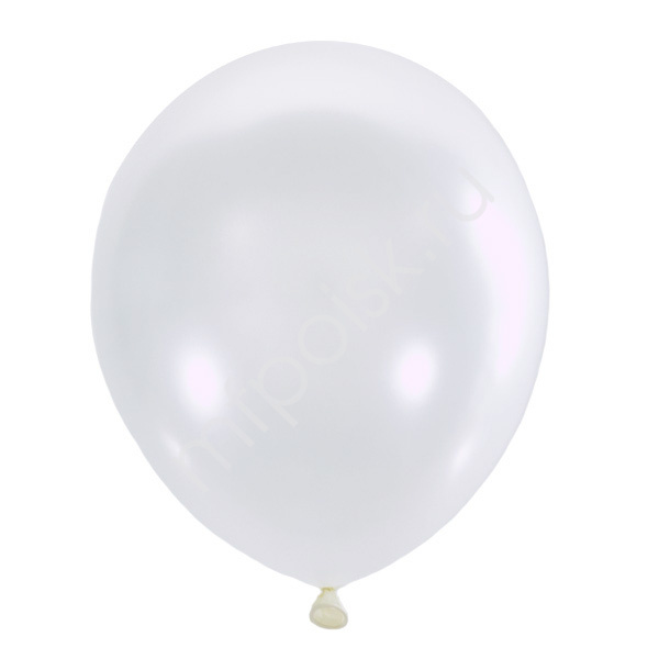 Латексный воздушный шар M 5"/13см Перламутр WHITE 072 100шт