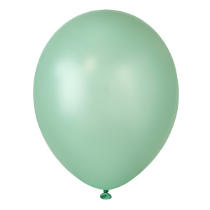 Латексный воздушный шар M 9"/23см Декоратор MINT GREEN 068 100шт