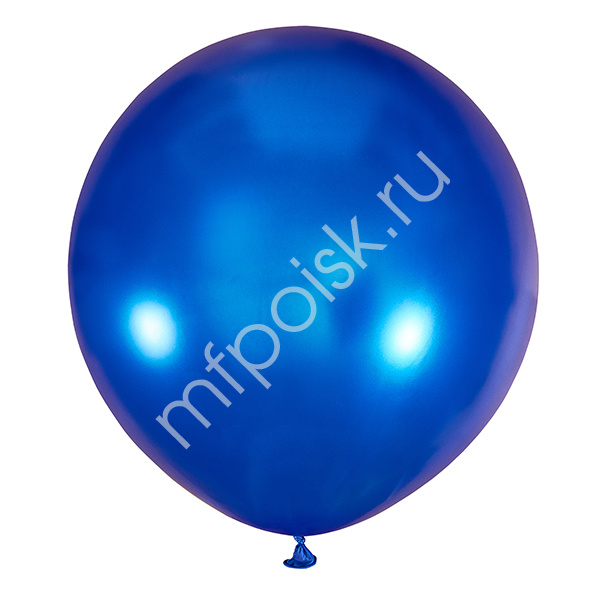 Латексный воздушный шар M 30"/76см Металлик BLUE 022 1шт