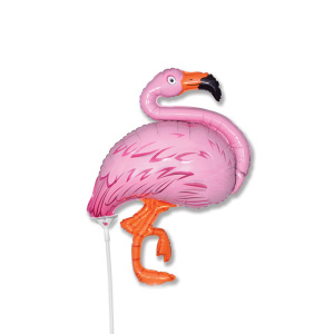 Мини Фигура Фламинго 40 см Х 31 см фольгированный шар