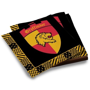 Салфетки Гарри Поттер гербы Хогвартса 20шт