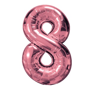 Фигура Цифра 8 Rose Gold 40"/102см