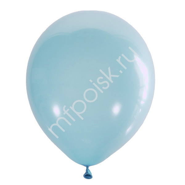 Латексный воздушный шар M 9"/23см Декоратор SKY BLUE 042 100шт