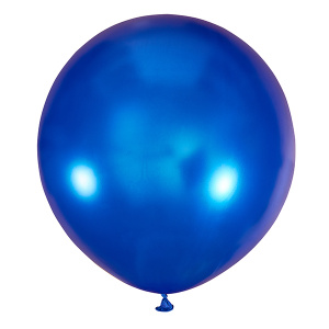 Латексный воздушный шар M 30"/76см Металлик BLUE 022 1шт