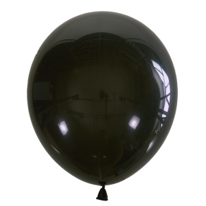 воздушные шары, M 12"/30см Декоратор BLACK 048 100шт