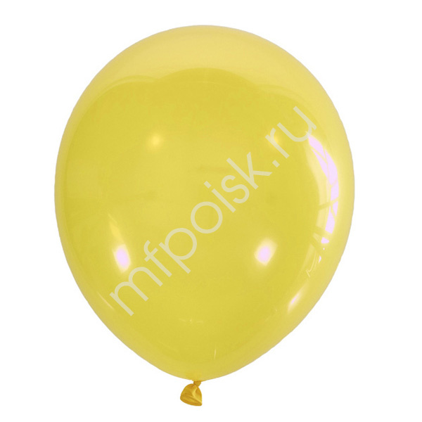 Латексный воздушный шар M 12"/30см Декоратор YELLOW 041 100шт