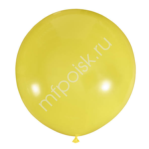Латексный воздушный шар M 24"/61см Пастель YELLOW 001 1шт