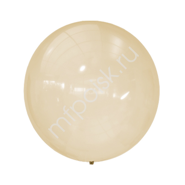 Латексный воздушный шар M 24"/61см Кристалл Bubble ORANGE 247 1шт