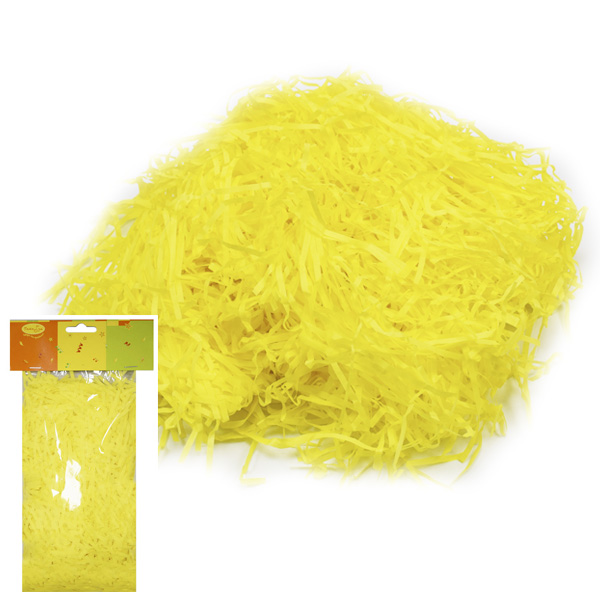 Y Декоративный бумажный наполнитель желтый 30г