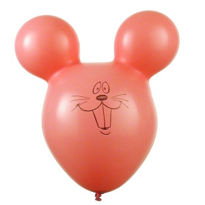 воздушные шары, фигурные шары латексные, M R-27F Фигура с рис большая мышь 100шт