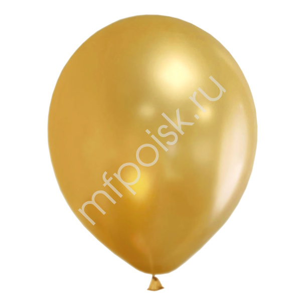 Латексный воздушный шар M 14"/35см Премиум Металлик GOLD 025 50шт