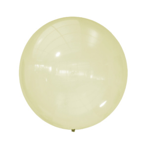 Латексный воздушный шар M 24"/61см Кристалл Bubble YELLOW 241 1шт