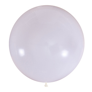 Латексный воздушный шар M 24"/61см Пастель WHITE 004 1шт