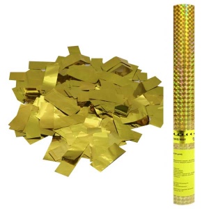 товары для праздника, хлопушки, AC 60см Пневмохлопушка в пластиковой тубе Золотое конфетти