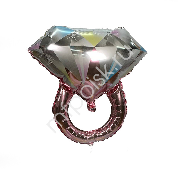 Y Фигура Кольцо с бриллиантом розовое золото 61 x 68см