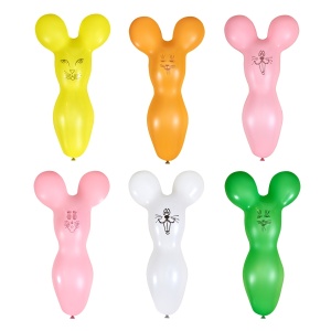 воздушные шары, фигурные шары латексные, M G-30F Фигура с рис большой заяц 100шт