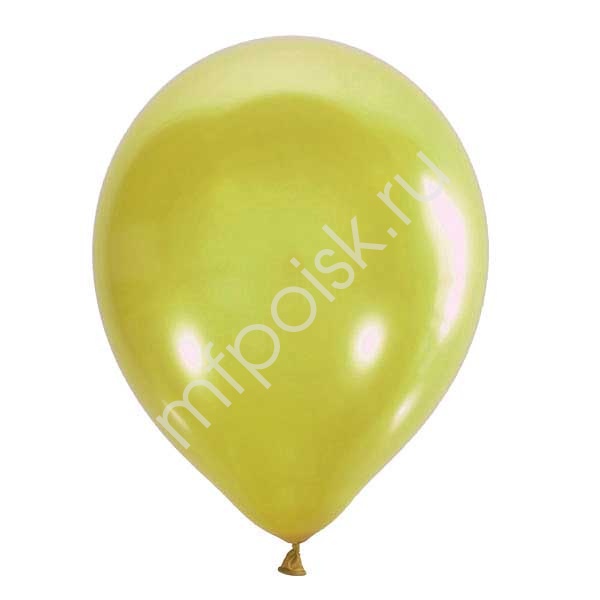 Латексный воздушный шар M 14"/35см Премиум Металлик APPLE GREEN 036 50шт