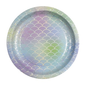 Тарелки радужные Чешуя 6 шт