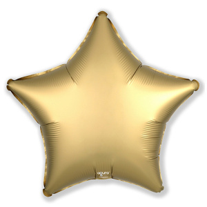 Звезда Мистик Золото 19"/50 см шар фольгированный