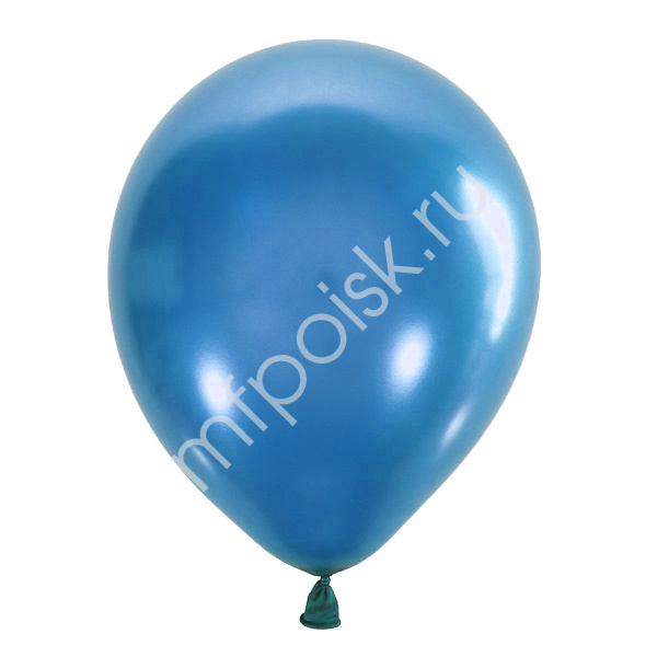 Латексный воздушный шар M 5"/13см Металлик BLUE 022 100шт
