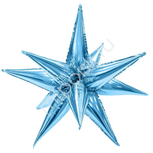 AU Звезда Составная 3D Голубая 41”/105 см