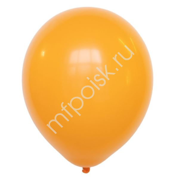 Латексный воздушный шар M 9"/23см Пастель ORANGE 005 100шт