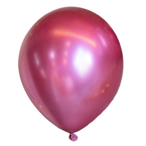 Латексный воздушный шар M 11"/28см Хром PLATINUM Pink 25шт