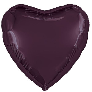 AU Сердце 252 Темная вишня 19"/50см