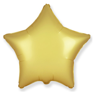 Звезда GOLD 18"/45 см фольгированный шар Пастель сатин