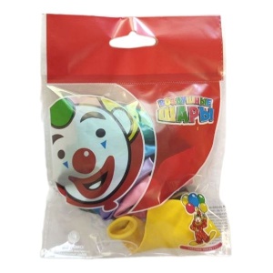 воздушные шары, M 9"/23см Упаковка с хедером Х-71 Металлик и перламутр ассорти 10шт