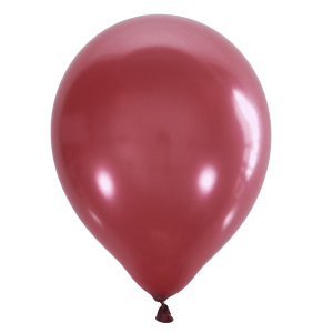 Латексный воздушный шар M 5"/13см Металлик CHERRY RED 031 100шт