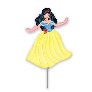 воздушные шары, шары из фольги, FM Мини Фигура гр.4 И-187 Белоснежка 33см Х 23см