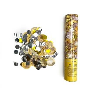 Пневмохлопушка Монеты 20см